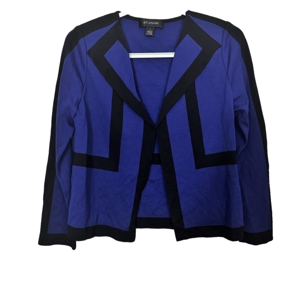 St.John Milano Knit Jacket Wool Blend